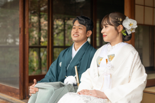 南青山ル・アンジェ教会_ロケーションフォト《和装×目白庭園》