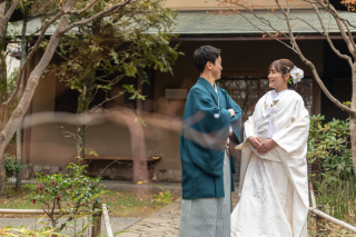 南青山ル・アンジェ教会_ロケーションフォト《和装×目白庭園》