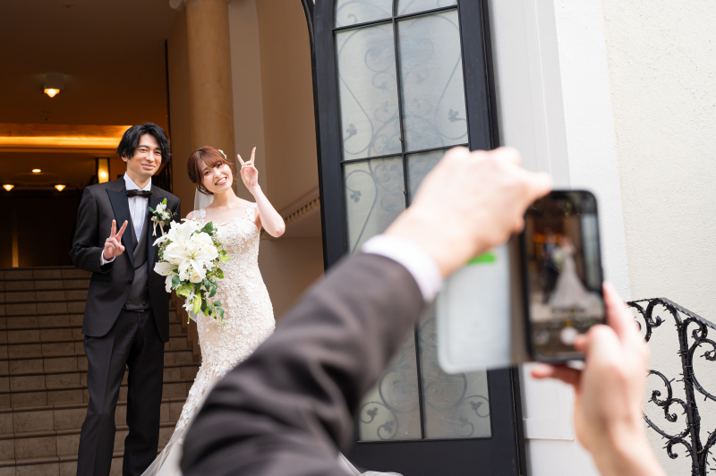 南青山ル・アンジェ教会_家族・友人を撮影に呼べる