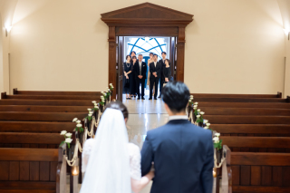 南青山ル・アンジェ教会_独立型チャペル【ウエディングドレス】