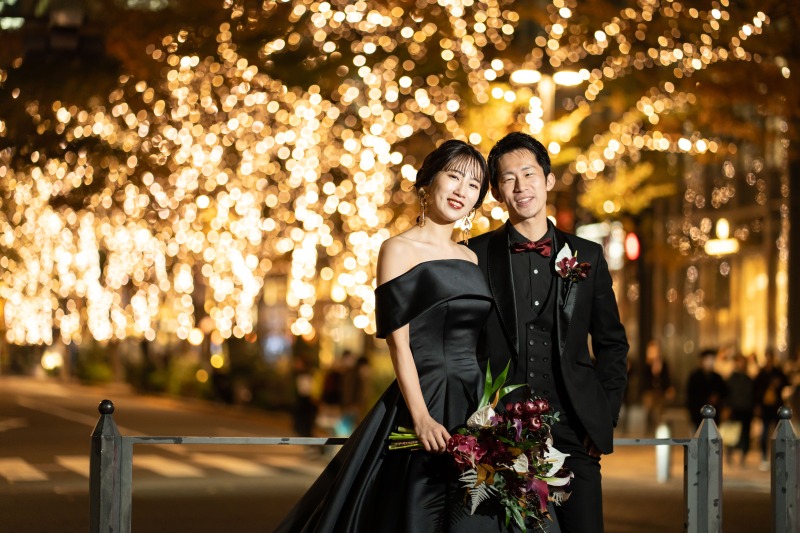 【夜景に映える】TAKAMI BRIDALのドレス