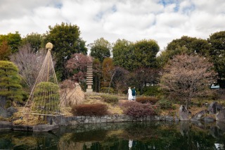 南青山ル・アンジェ教会_ロケーションフォト《和装×目白庭園》