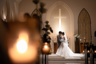 南青山ル・アンジェ教会_独立型チャペル【ウエディングドレス】