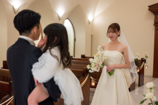 南青山ル・アンジェ教会_独立型チャペル【ファミリーフォト】
