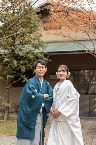 南青山ル・アンジェ教会_ロケーションフォト《和装×目白庭園》