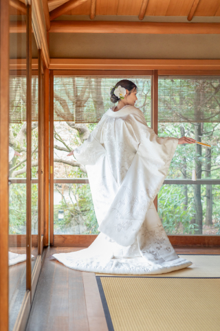 南青山ル・アンジェ教会_ロケーションフォト《和装×目白庭園》