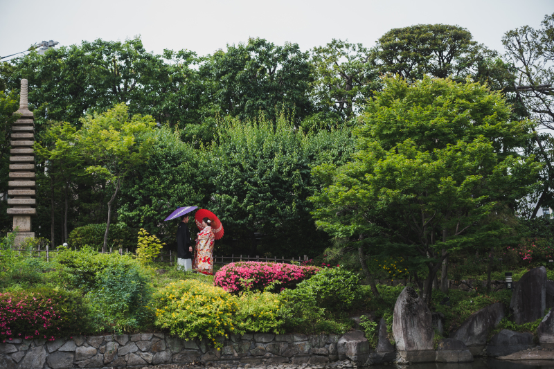 南青山ル・アンジェ教会_庭園で撮影できる