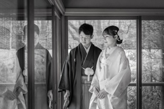 南青山ル・アンジェ教会_ロケーションフォト《和装×目白庭園》