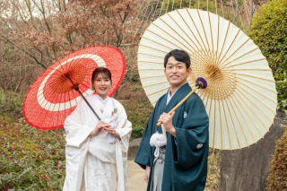 南青山ル・アンジェ教会_ロケーションフォト《和装×目白庭園》