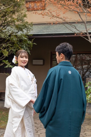 南青山ル・アンジェ教会_ロケーションフォト《和装×目白庭園》