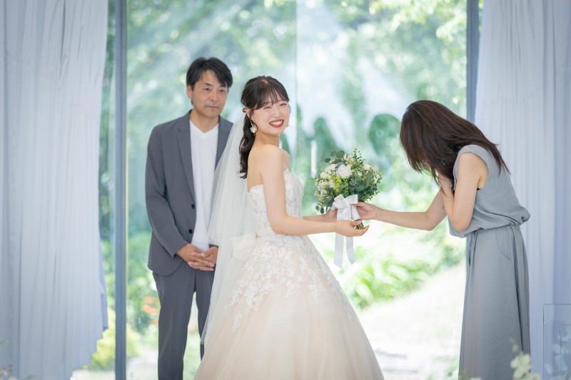 お母さんからのベールダウン