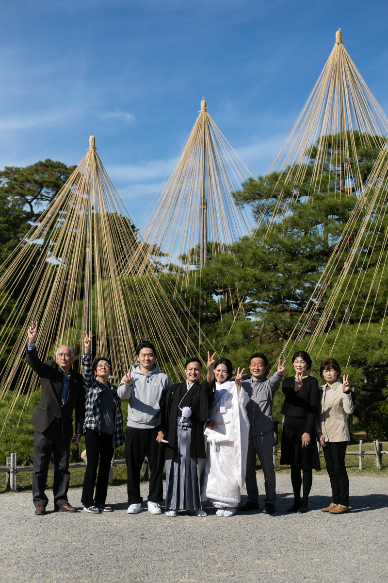 みんなノリノリ家族写真