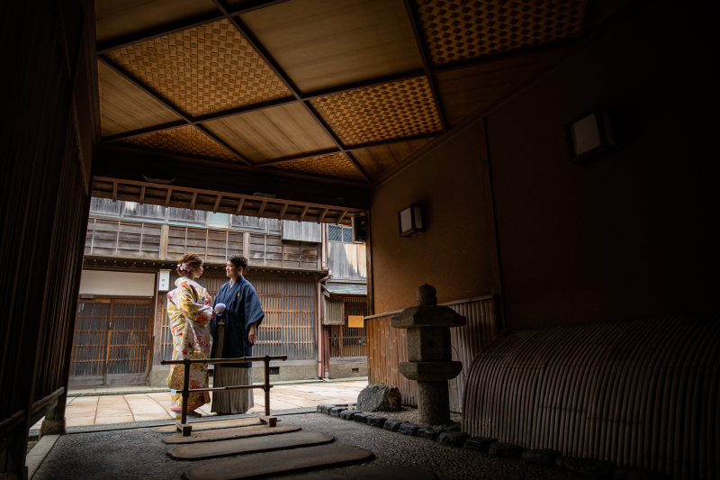 茶屋街のしっとりした雰囲気でも♪