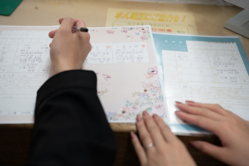 入籍記念写真(リーガルフォト)