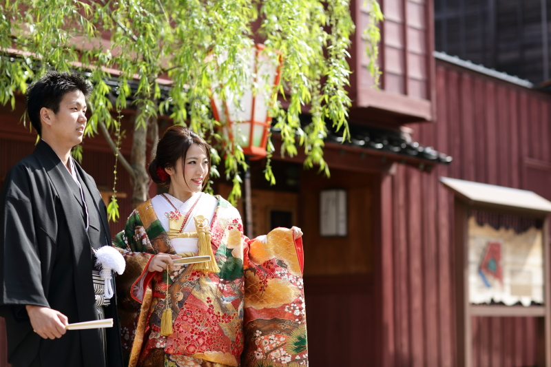 ひがし茶屋街の春