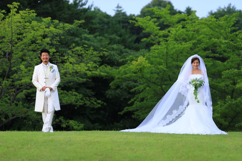 芝がきれいでした