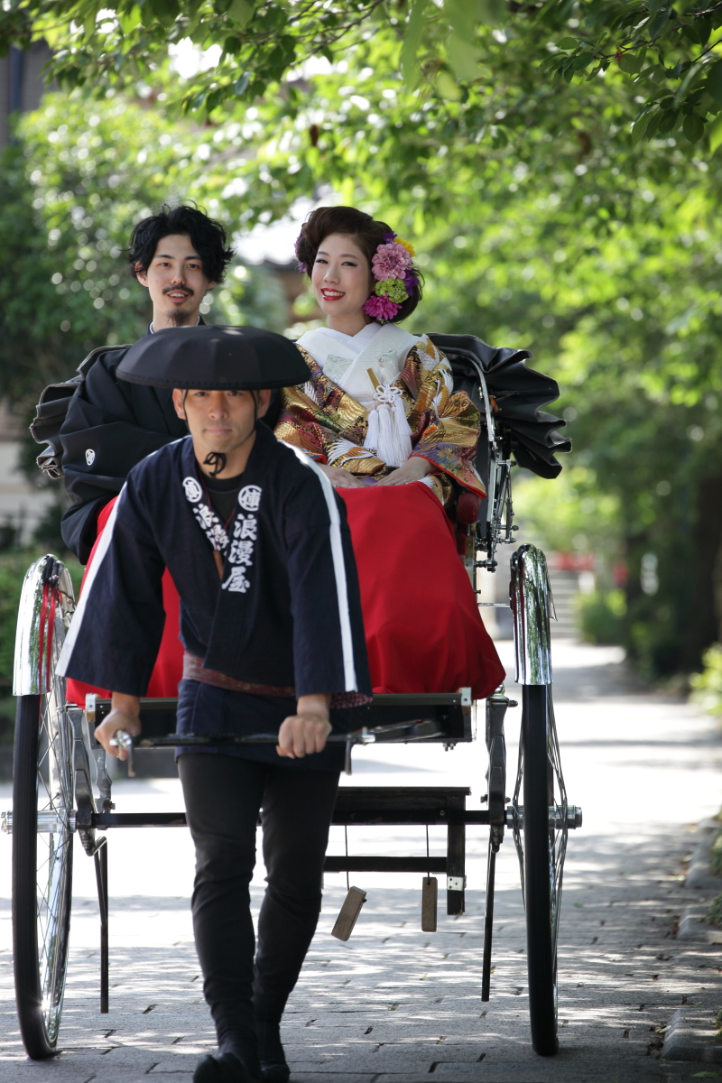 決め手は人力車