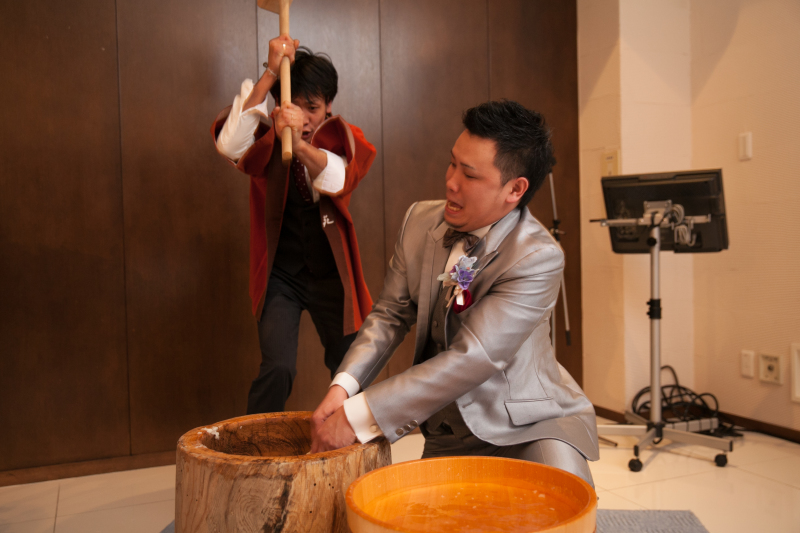 新郎様登場～～