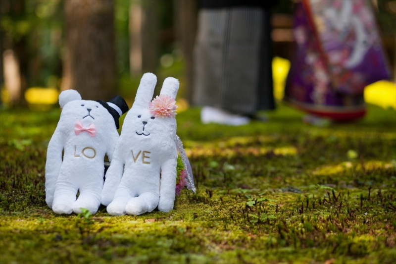 ご持参のぬいぐるみ!