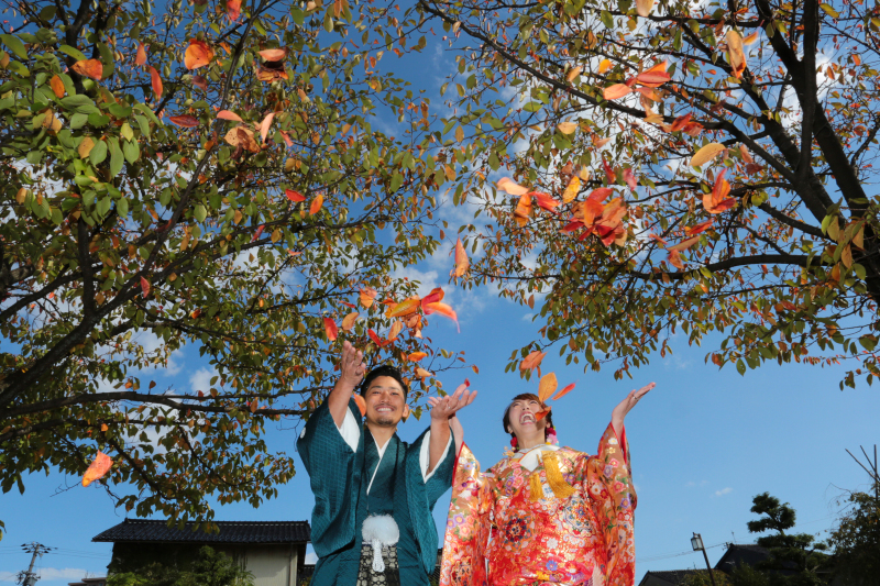 浅野川ベリの紅葉