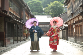 ひがし茶屋街にて