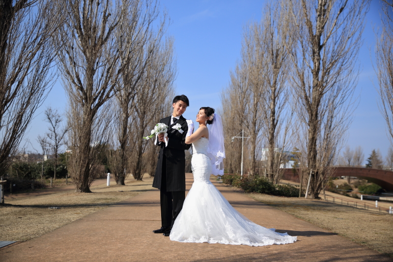 ２月なのにこの青空！