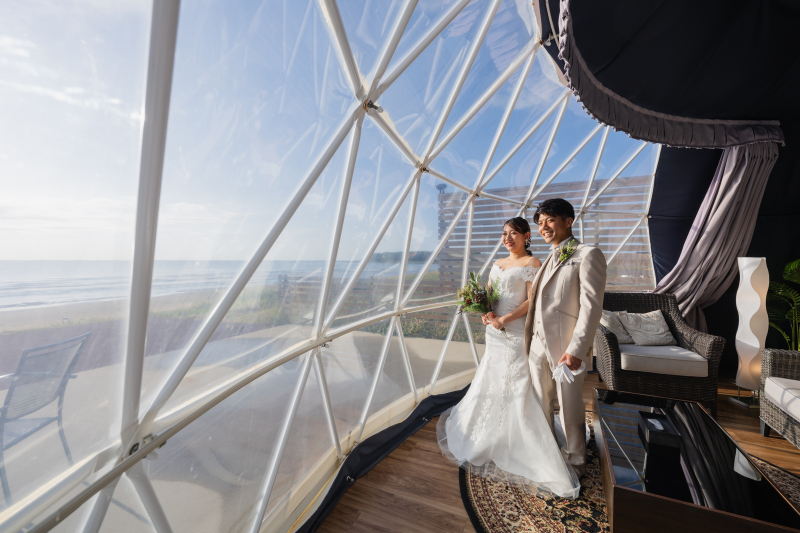 グランピングリゾート撮影