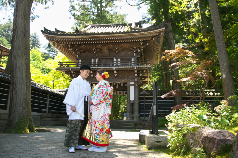 那谷寺にて