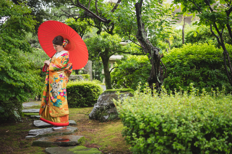 雨で木々が美しい~