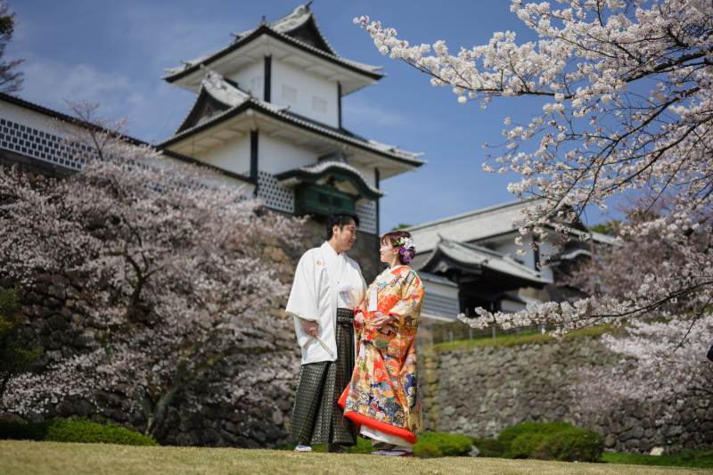 桜とお城
