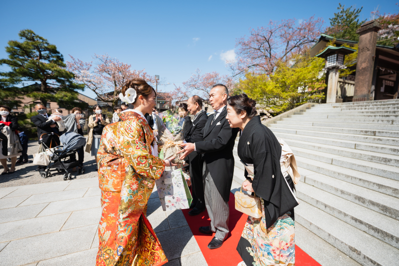 ご両親への挨拶も忘れず
