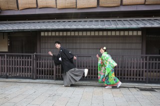 京都で撮影