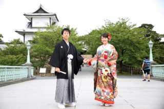 夏の金沢城撮影