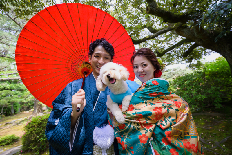 愛犬と