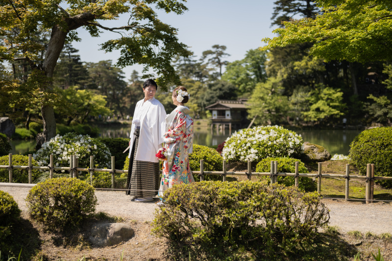 離れたところから撮影