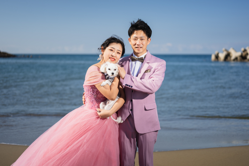 愛犬と