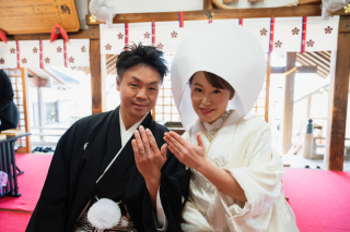 皆に祝ってもらった結婚式