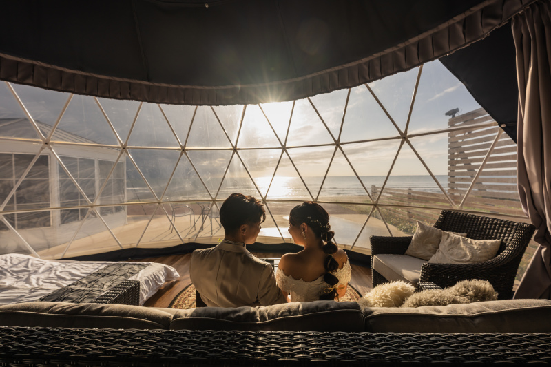 ビーチサイドグランピング