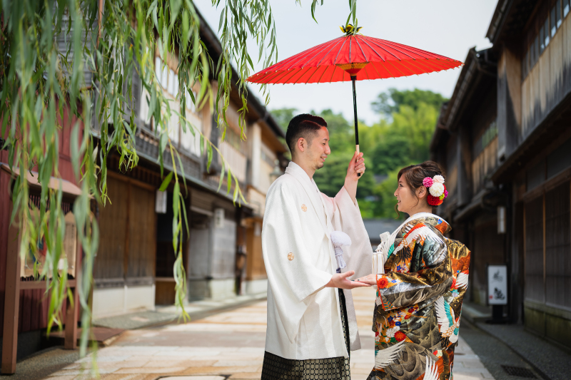 向き合って