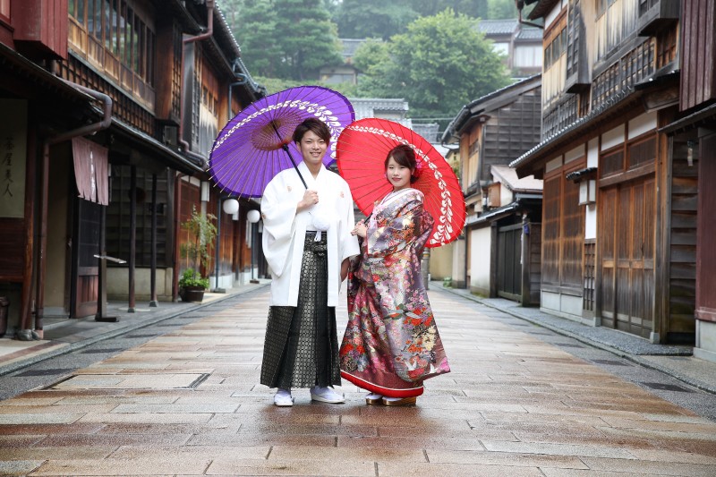 雨の金沢