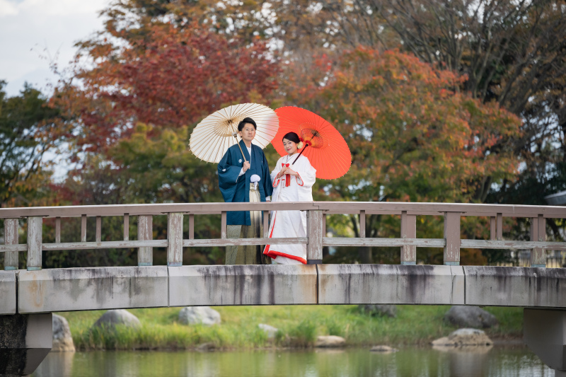 紅葉の公園