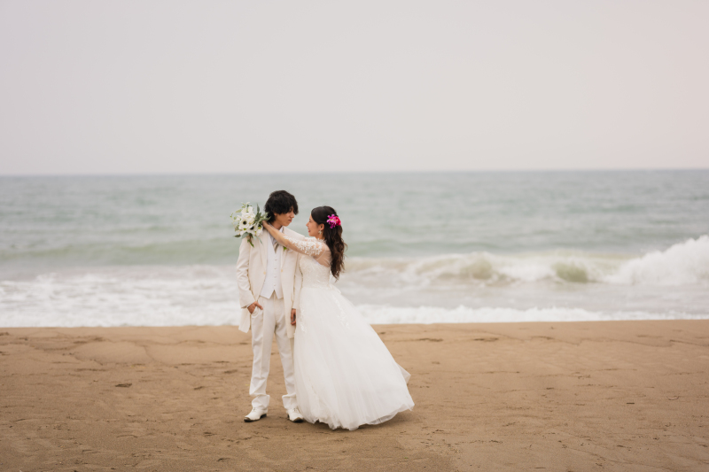 新婦様からハグ