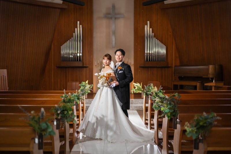 婚礼写真のように