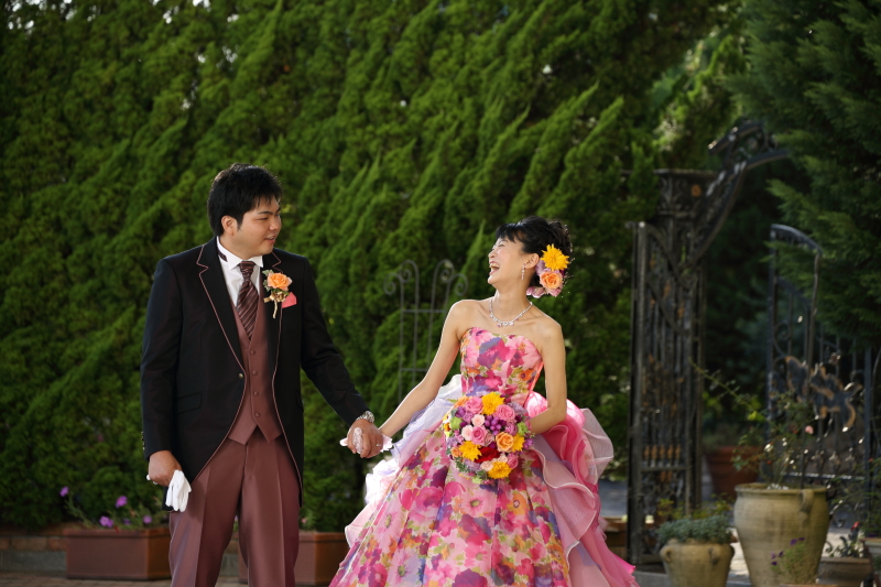 カラードレス素敵でした