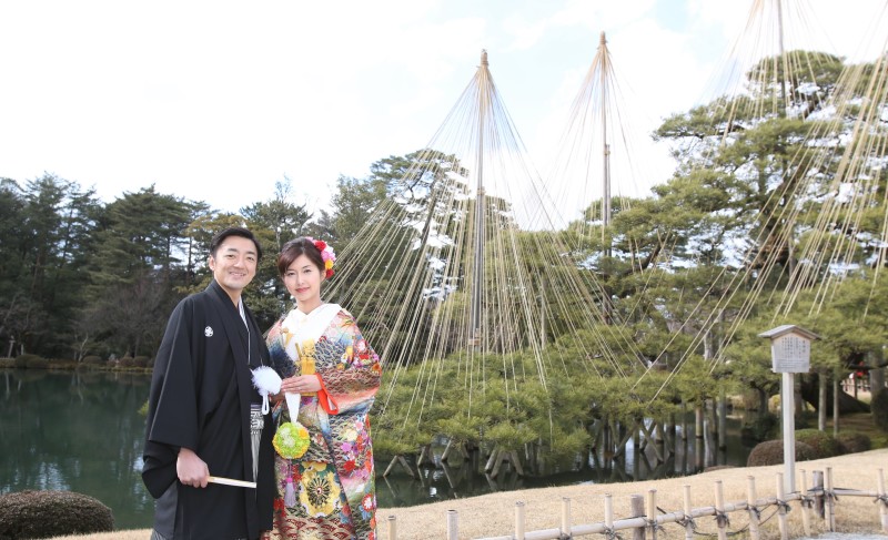 兼六園の雪吊り