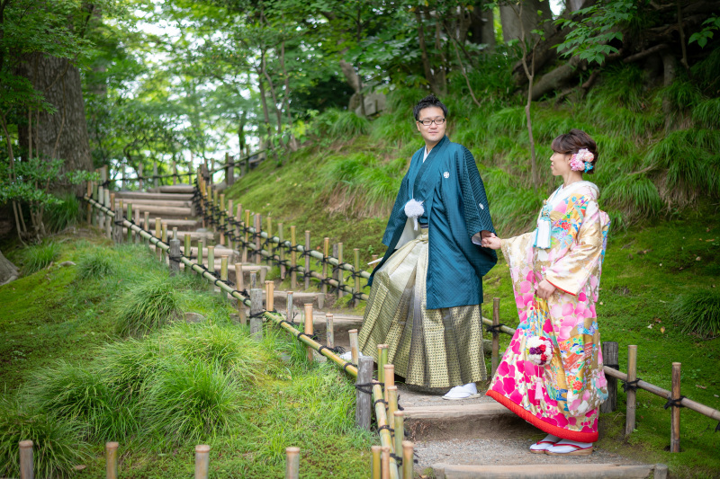 兼六園へ