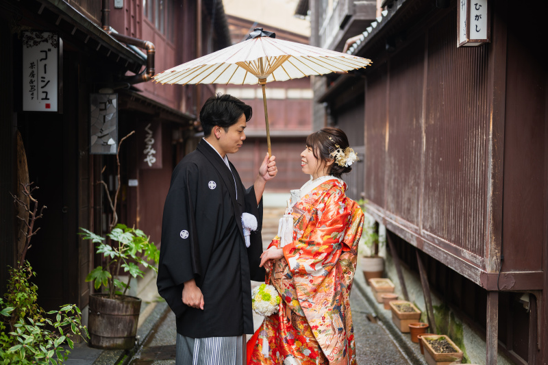 雨のひがし茶屋街