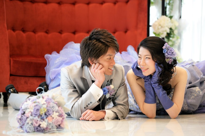 桜の季節の前撮りでした