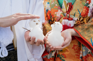 雪の白川郷はやっぱり素敵