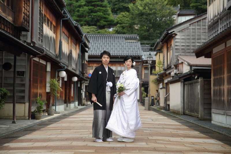 金沢　東茶屋街にて